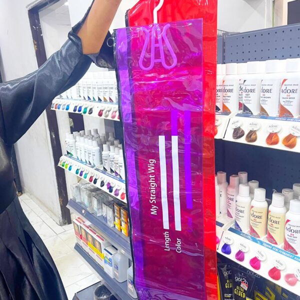 Nylon wig bag long