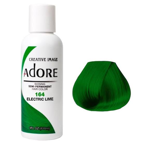 Adore hair dye "Electric lime"