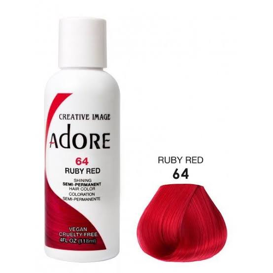 Adore hair dye "Ruby red"